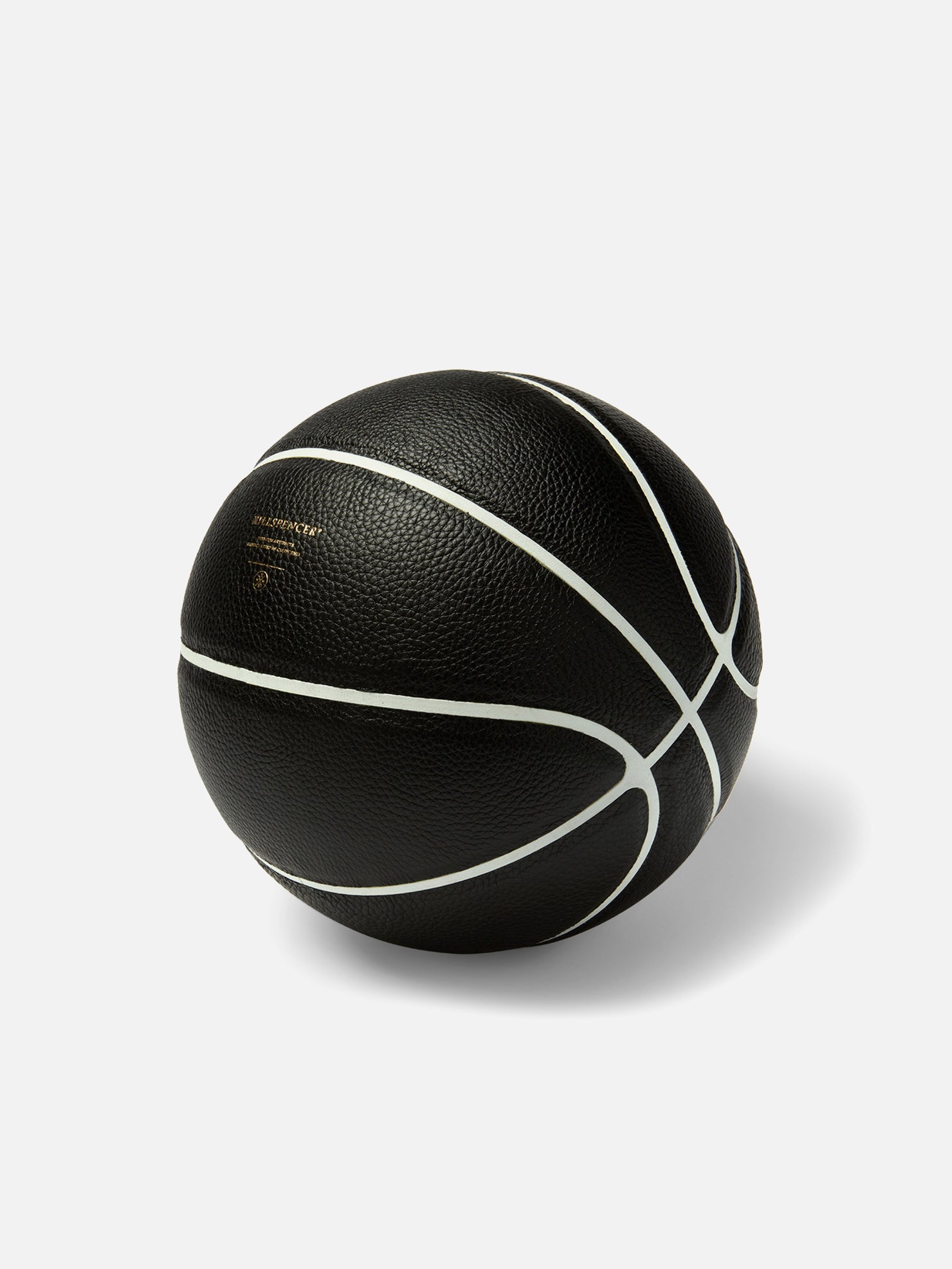 INDOOR FULL-SIZE BASKETBALL | KILLSPENCER® - Black Leather with White Grip