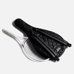 TENNIS RACKET BACKPACK | KILLSPENCER® - Black Quilted Leather