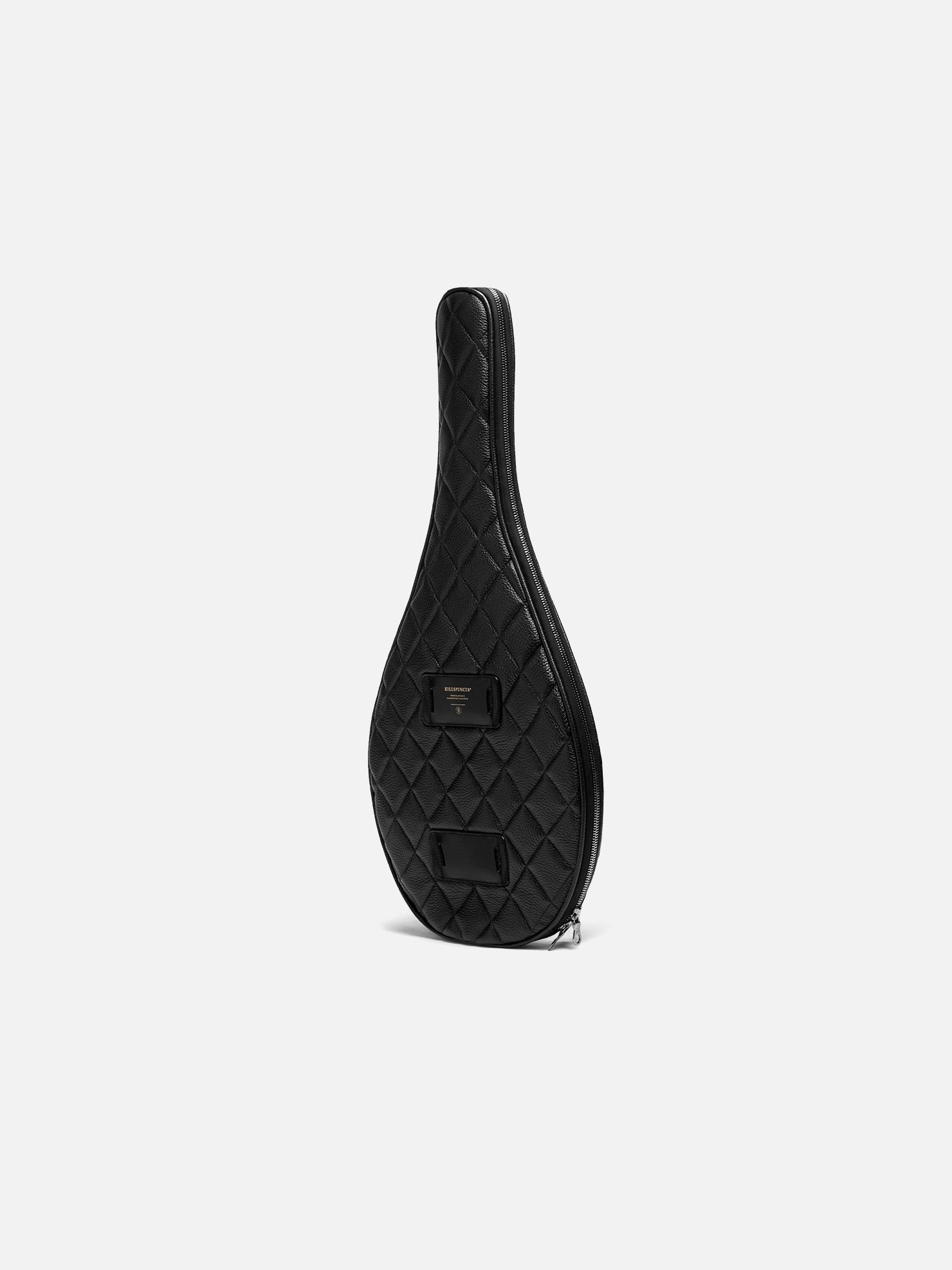TENNIS RACKET CASE | KILLSPENCER® - Black Quilted Leather