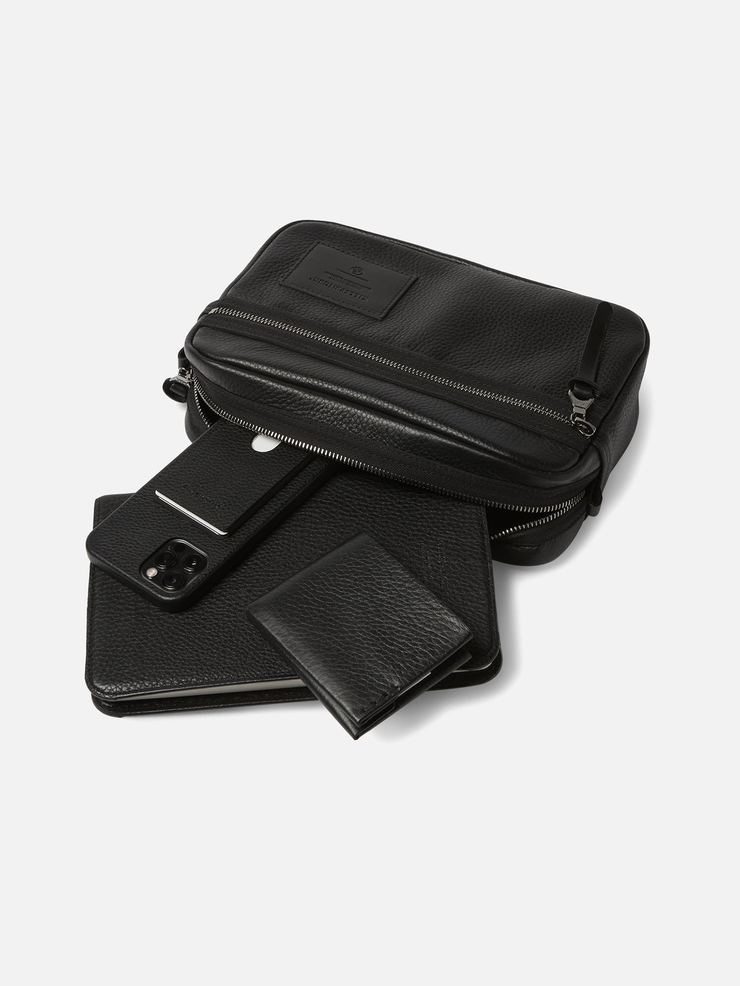 EDC BAG - MEDIUM | KILLSPENCER® - Black Leather