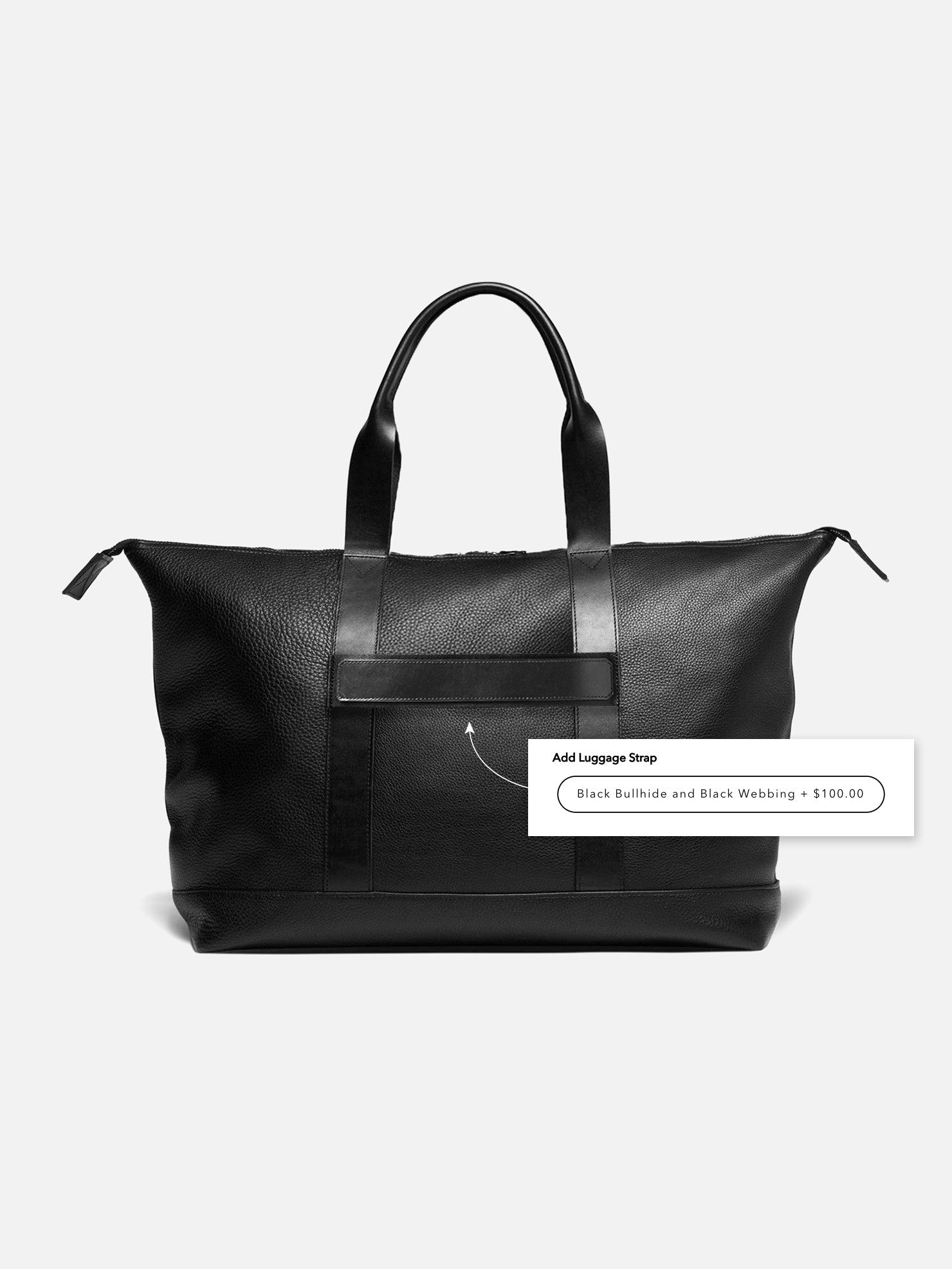 TRAVEL TOTE | KILLSPENCER® - Black Leather