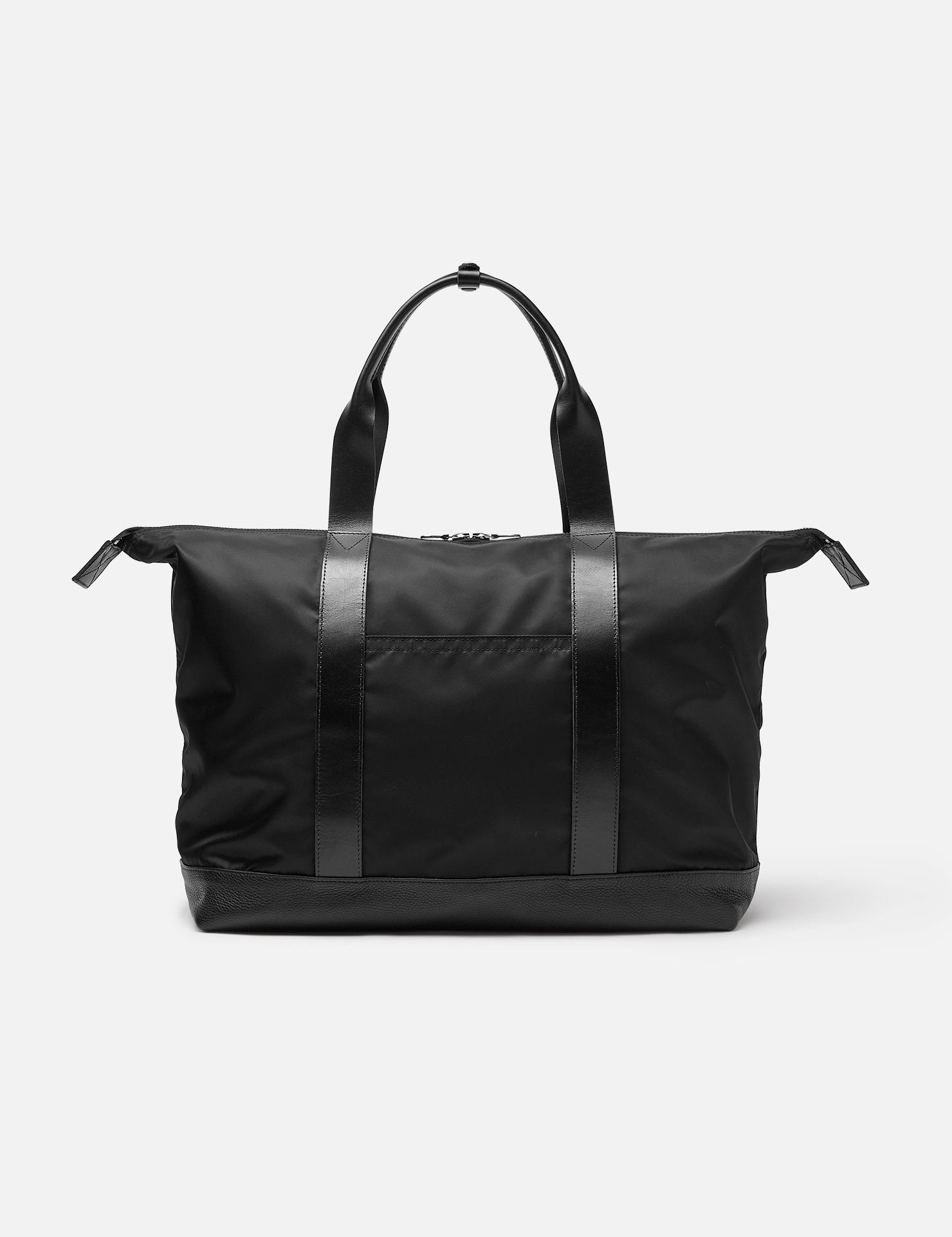TRAVEL TOTE | KILLSPENCER® - Black Italian Nylon and Leather