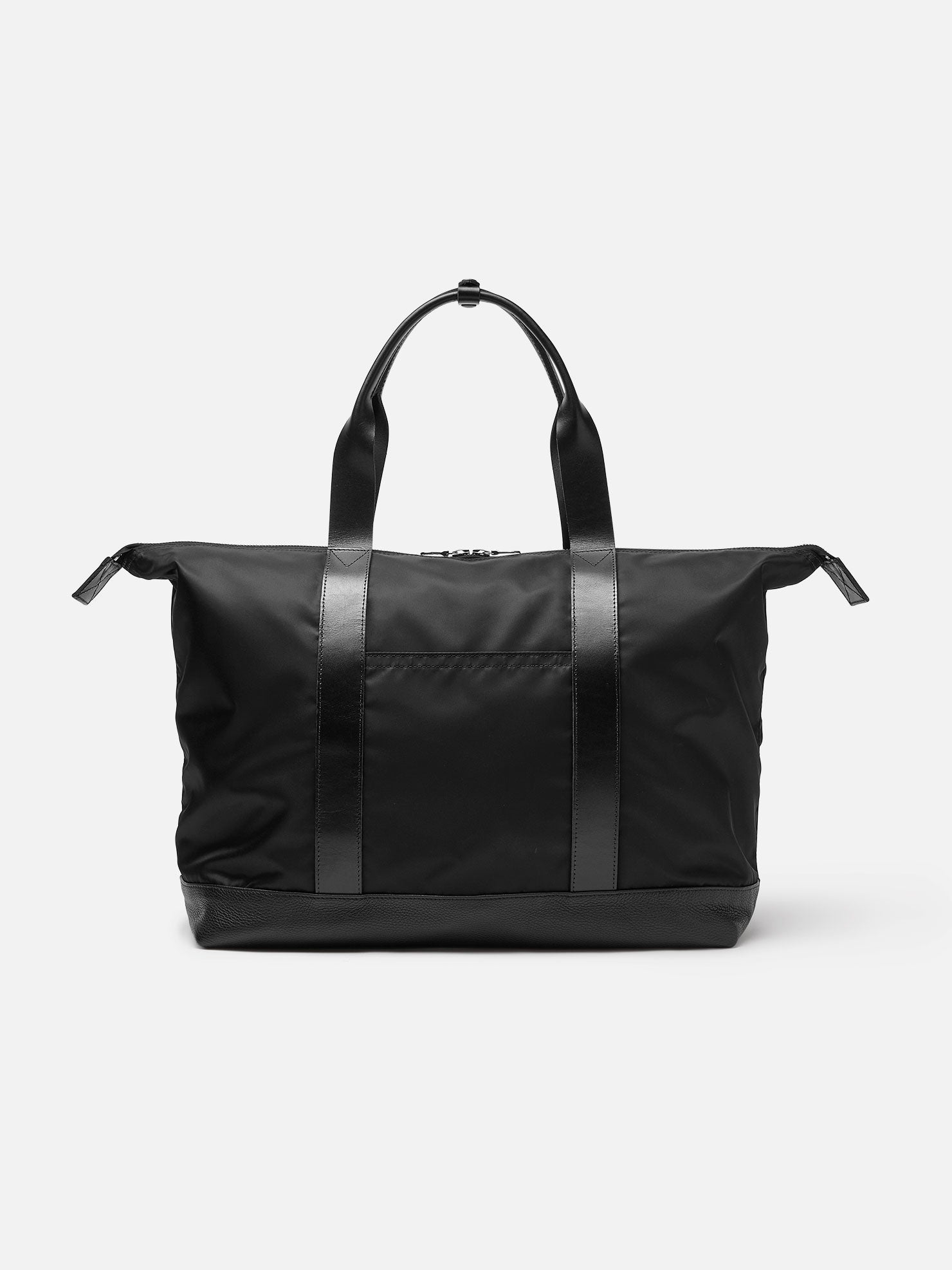 TRAVEL TOTE | KILLSPENCER® - Black Italian Nylon and Leather