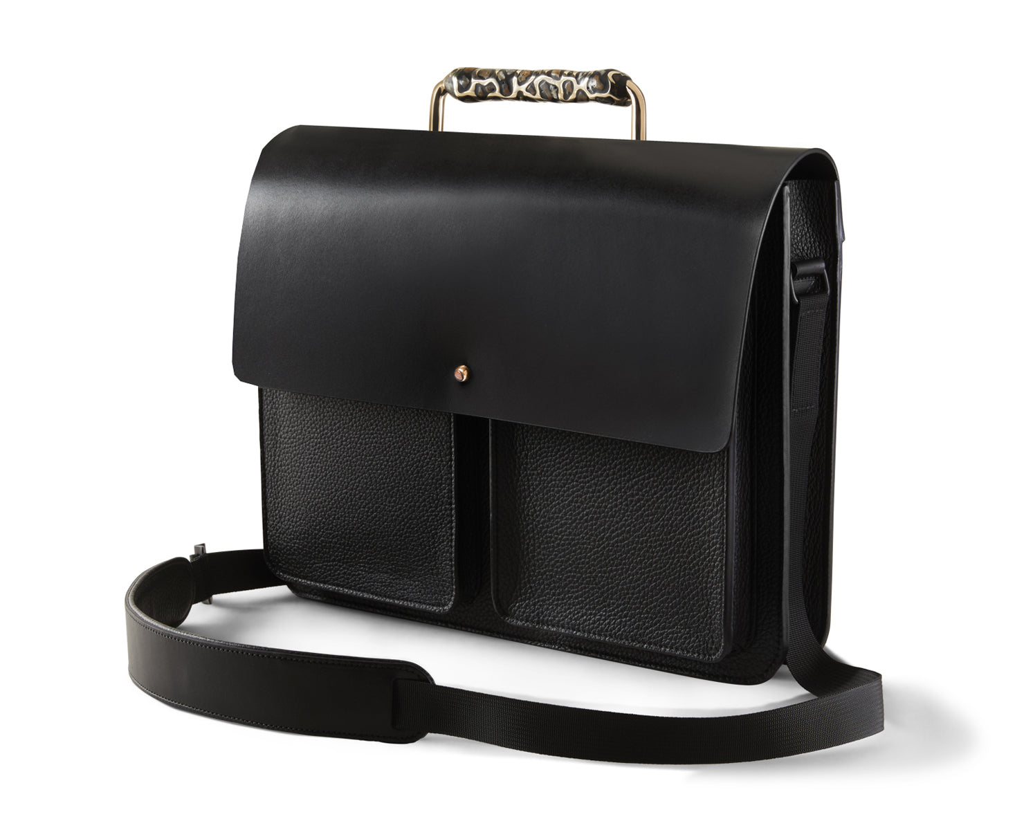 KILLSPENCER x DAVID WISEMAN FLETCHER BRIEFCASE | KILLSPENCER® - Black Leather