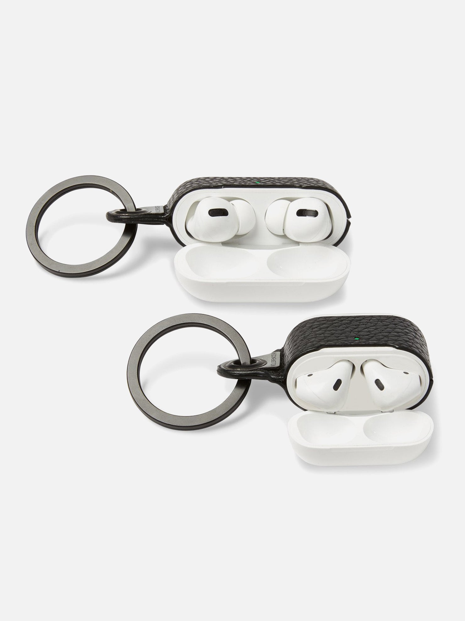 Black airpods best sale case with keychain