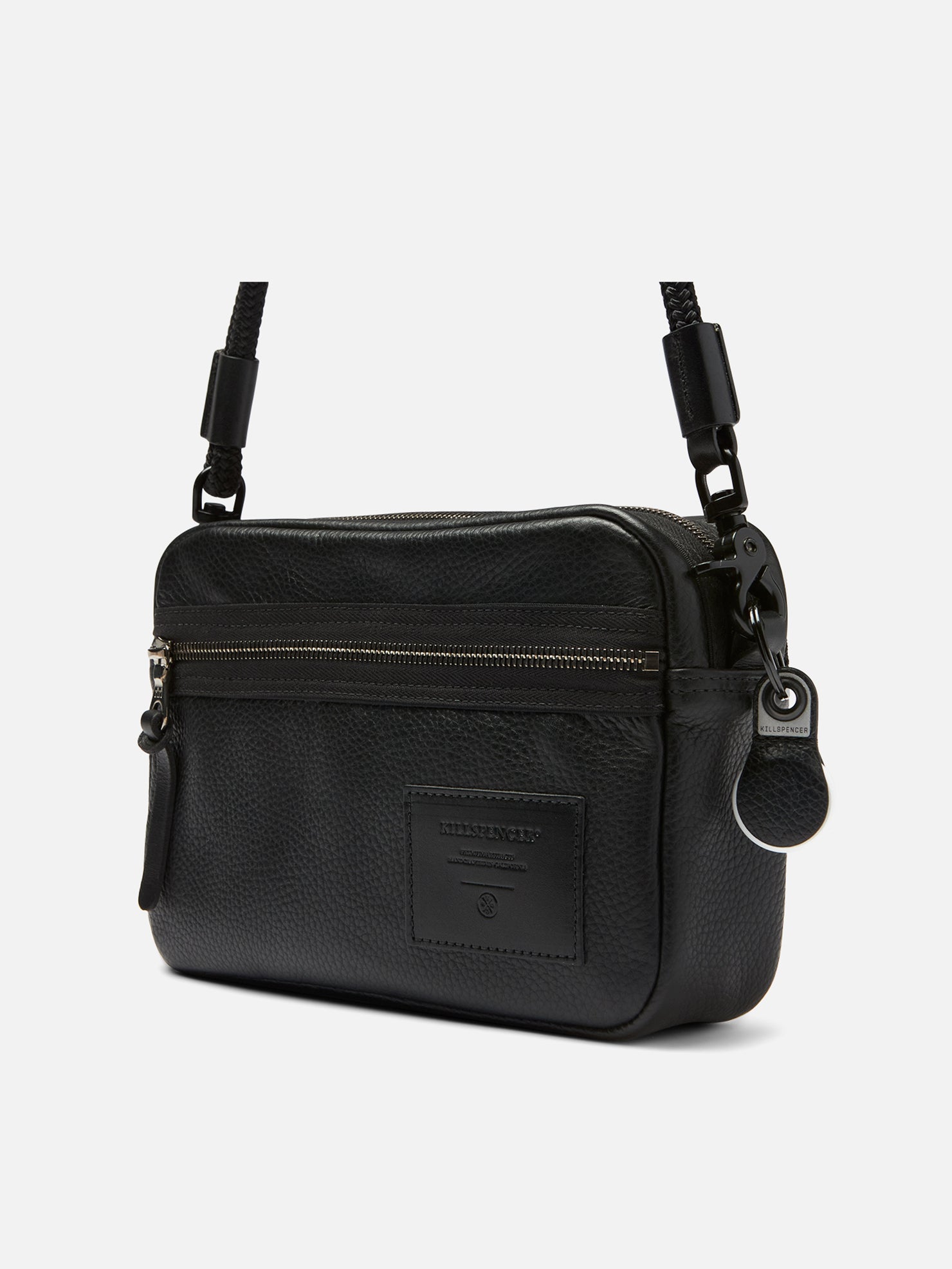 AIRTAG KEYCHAIN | KILLSPENCER® - Black Leather