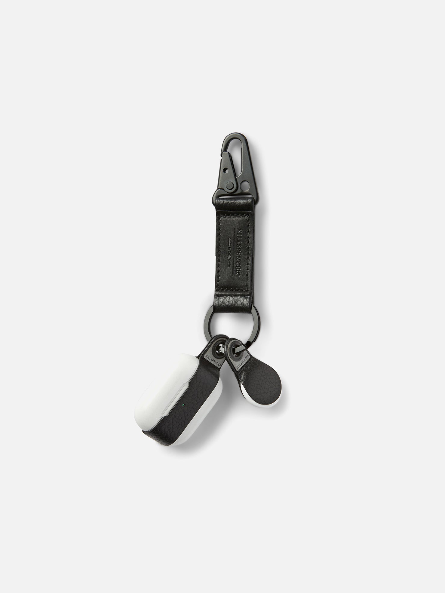 AIRTAG KEYCHAIN | KILLSPENCER® - Black Leather