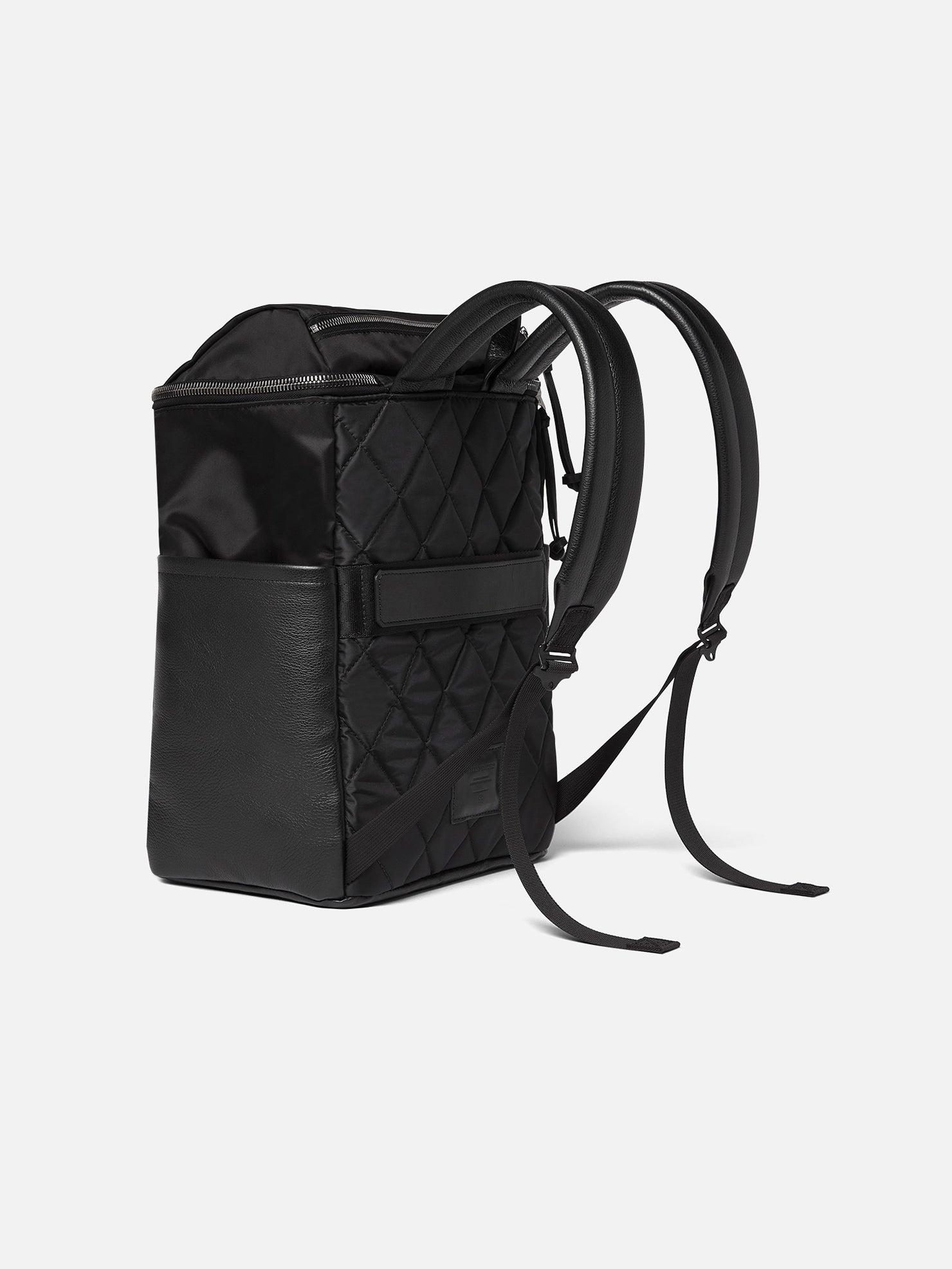 BABY BACKPACK R-20 | KILLSPENCER® - Black Italian Nylon and Leather