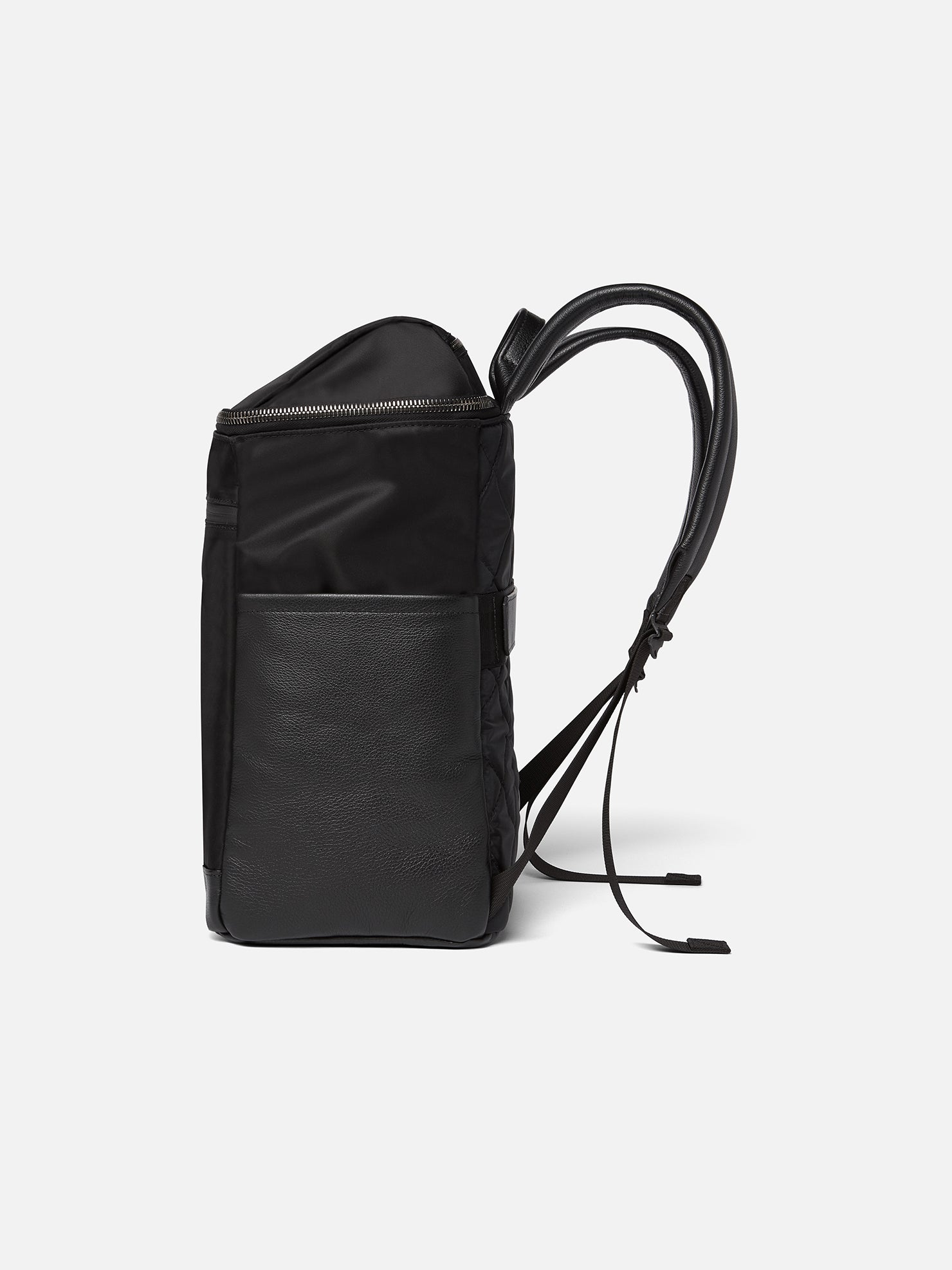 BABY BACKPACK R-20 | KILLSPENCER® - Black Italian Nylon and Leather