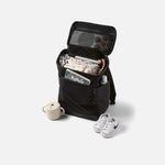 BABY BACKPACK R-20 | KILLSPENCER® - Black Italian Nylon and Leather