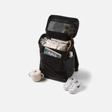 BABY BACKPACK R-20 | KILLSPENCER® - Black Italian Nylon and Leather