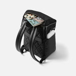 BABY BACKPACK R-20 | KILLSPENCER® - Black Italian Nylon and Leather