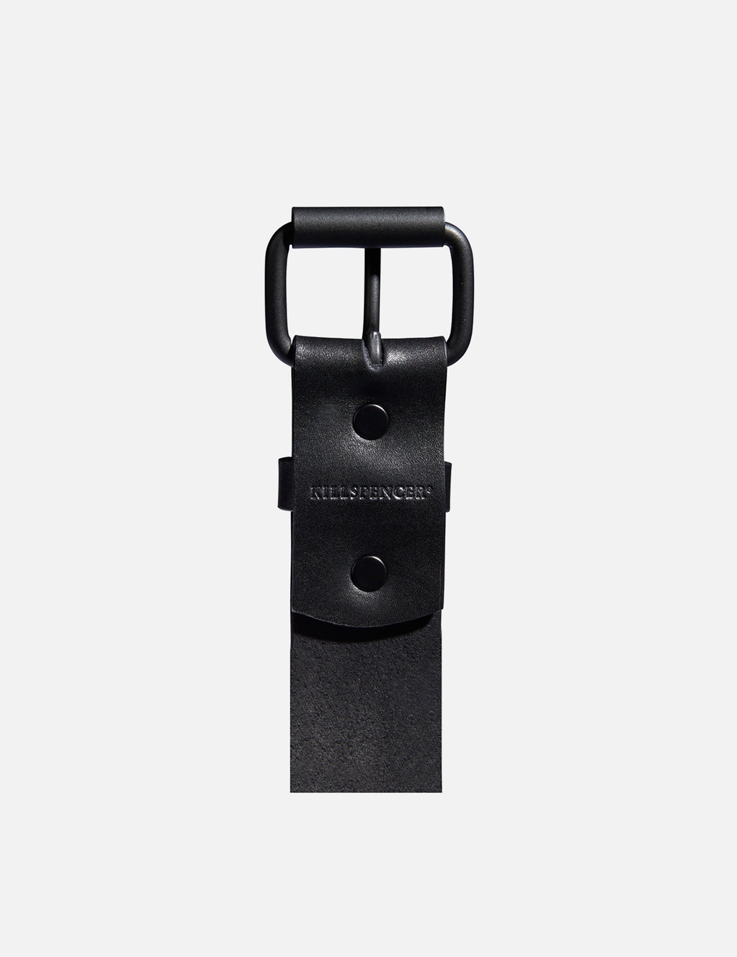 BELT | KILLSPENCER® - Black Bullhide Leather