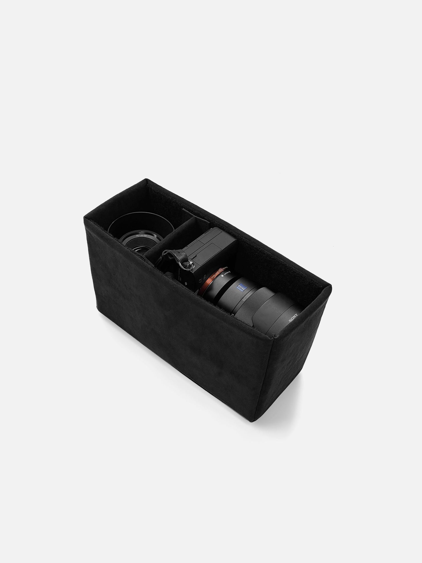 CAMERA BUCKET 2.0 | KILLSPENCER® - Midnight Black Alcantara