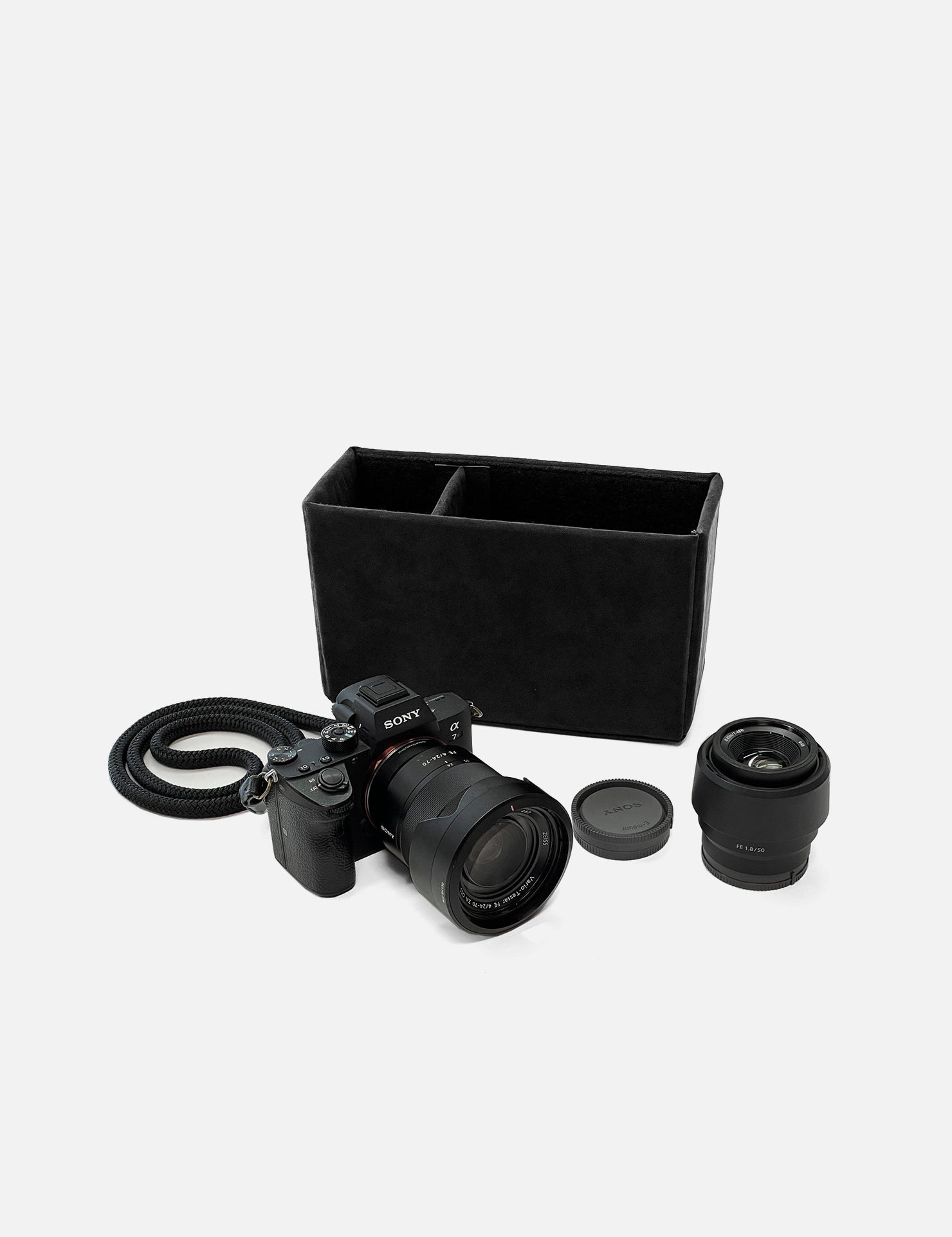 CAMERA BUCKET 2.0 | KILLSPENCER® - Midnight Black Alcantara
