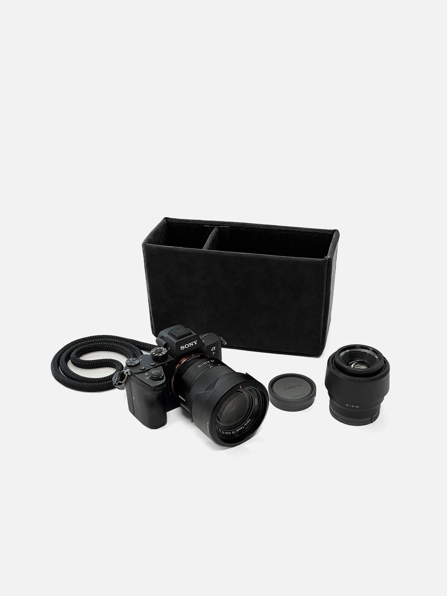 CAMERA BUCKET 2.0 | KILLSPENCER® - Midnight Black Alcantara