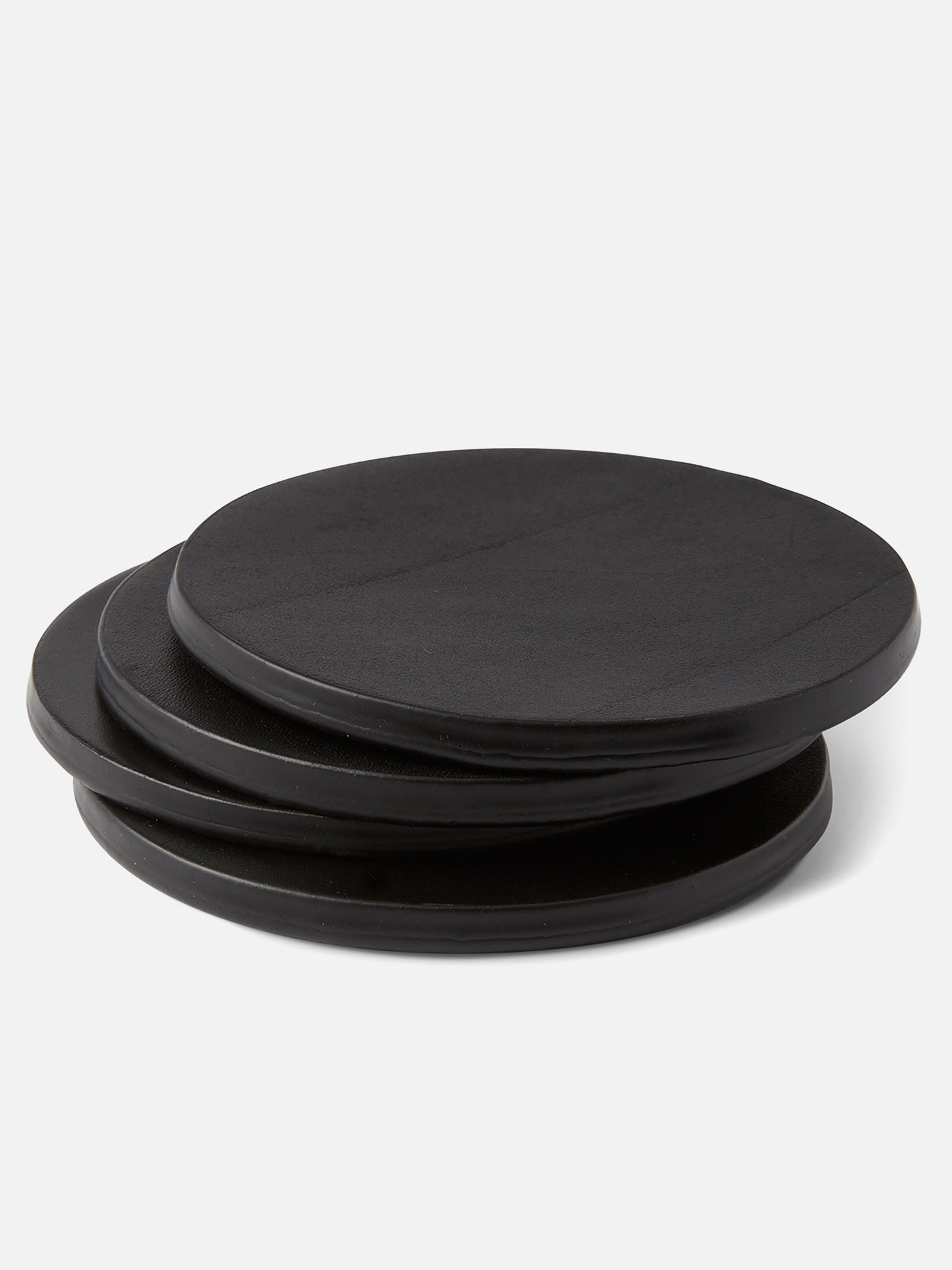 COASTER SET | KILLSPENCER® - Black Bullhide Leather