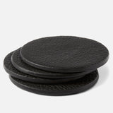COASTER SET | KILLSPENCER® - Black Leather