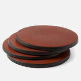 COASTER SET | KILLSPENCER® - Cognac Bullhide Leather