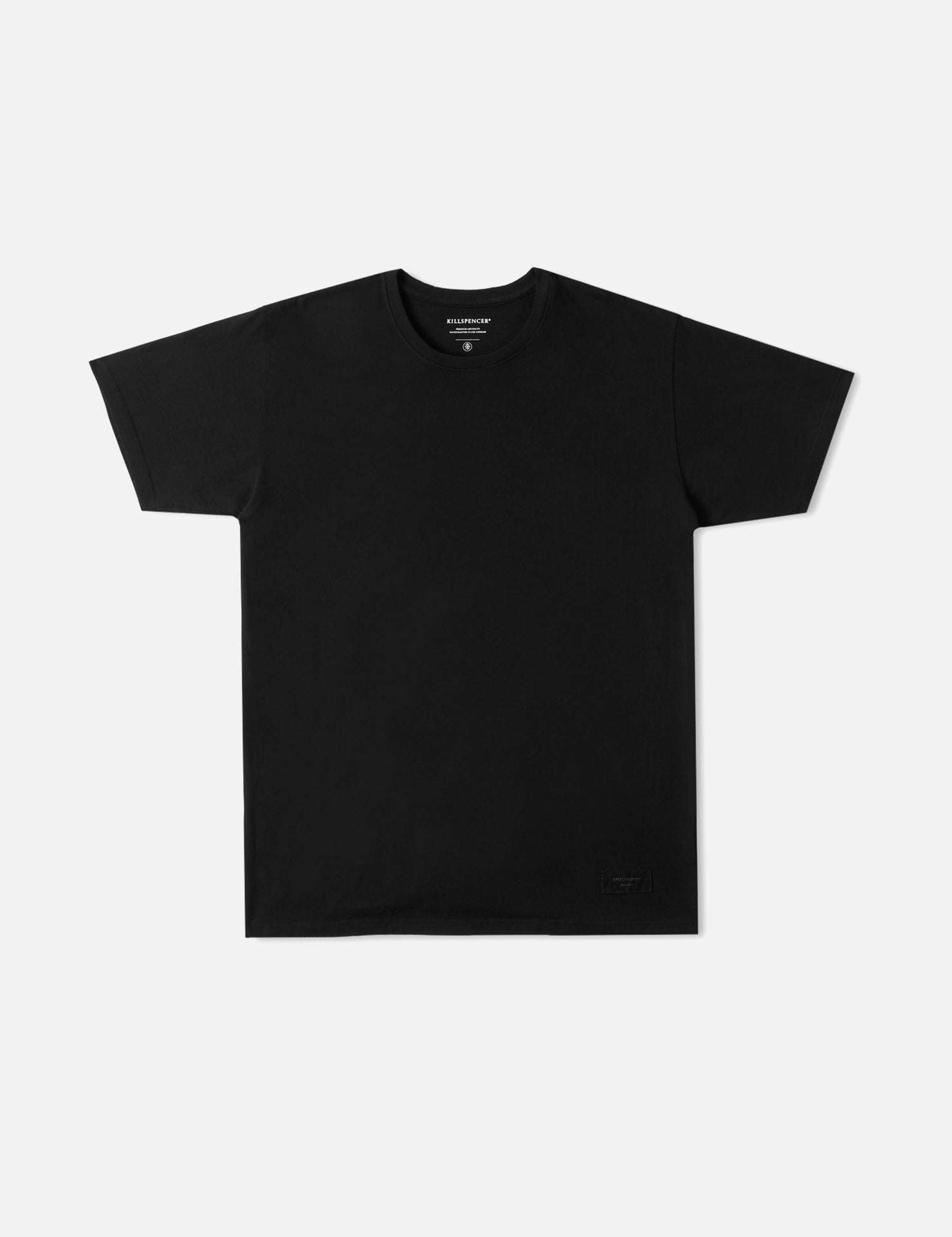 CREWNECK T-SHIRT | KILLSPENCER® - Black Cotton