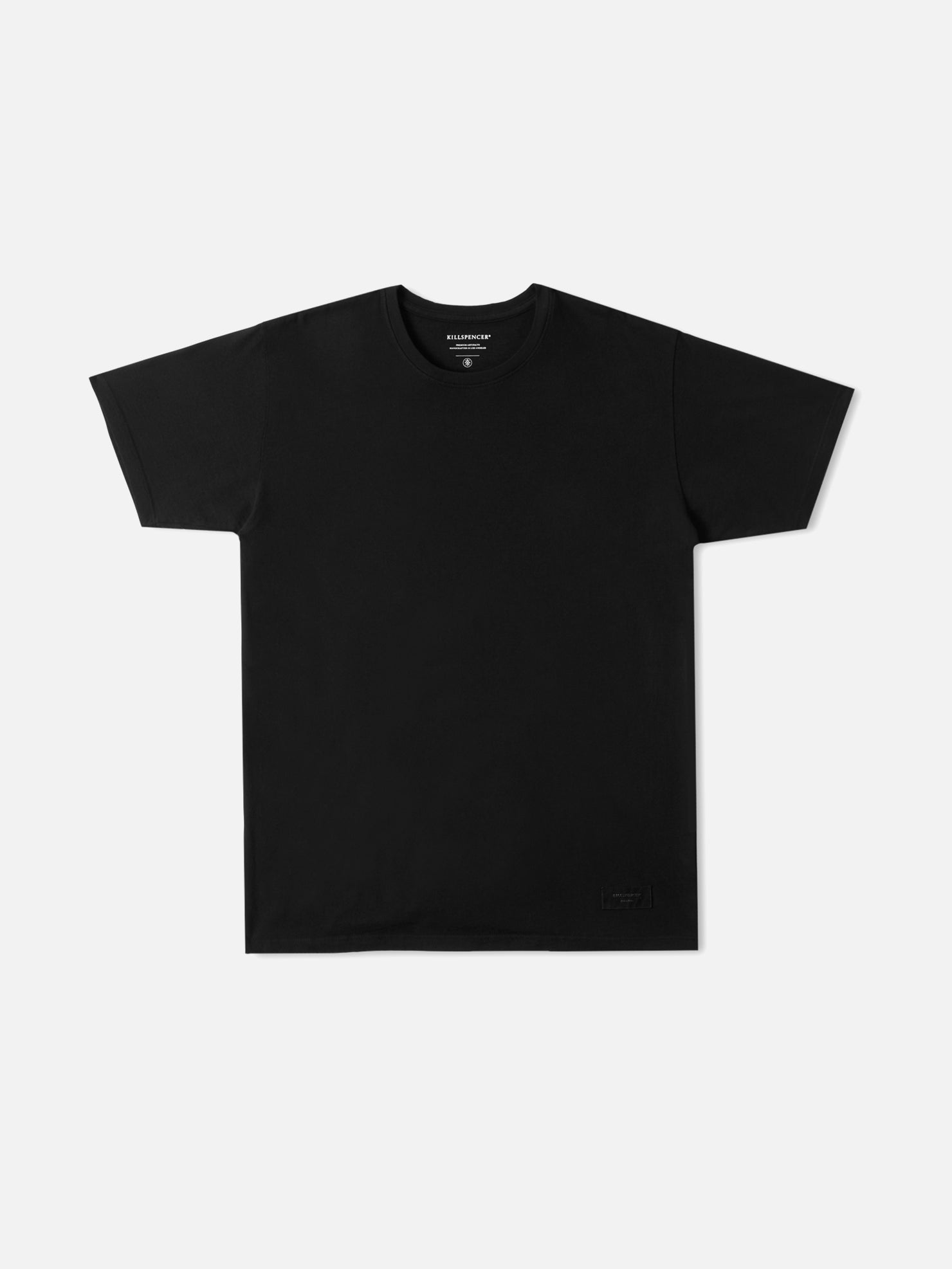 CREWNECK T-SHIRT | KILLSPENCER® - Black Cotton