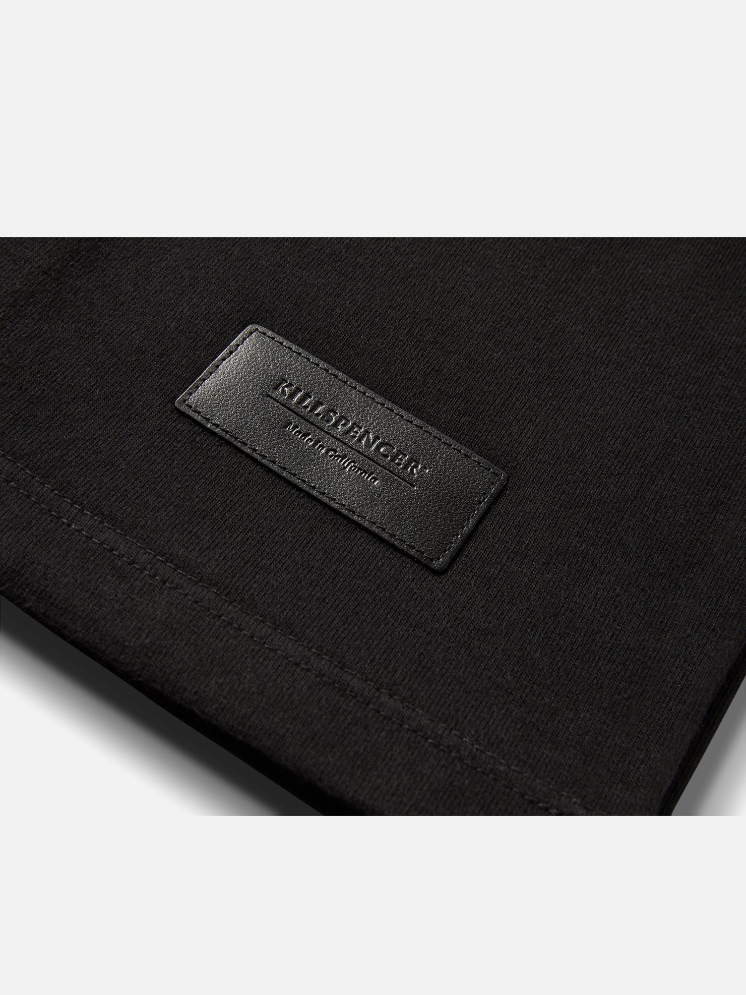 CREWNECK T-SHIRT | KILLSPENCER® - Black Cotton