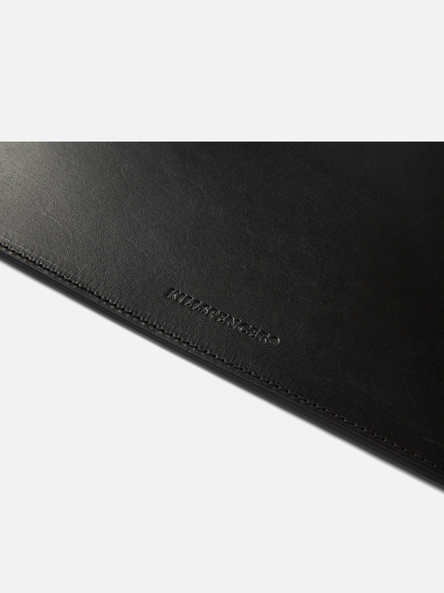 DESK MAT | KILLSPENCER® - Black Bullhide Leather