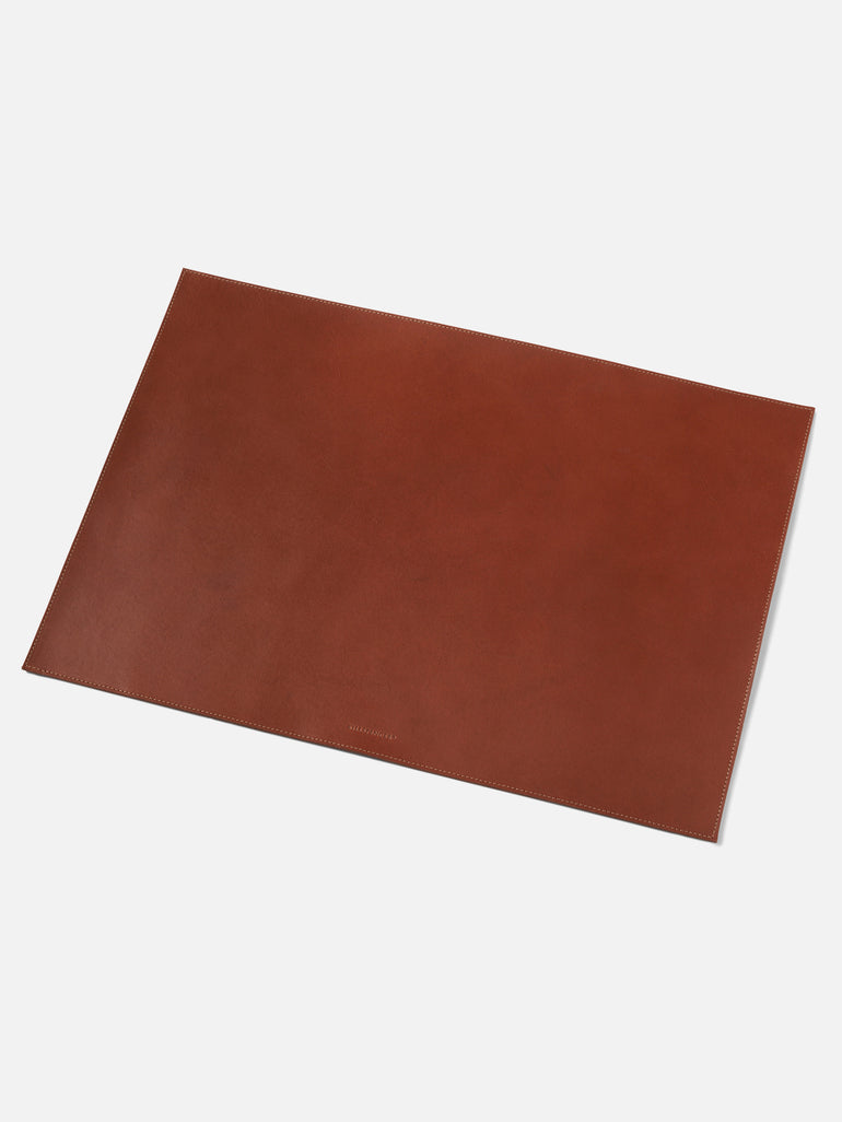 DESK MAT | KILLSPENCER® - Cognac Bullhide Leather
