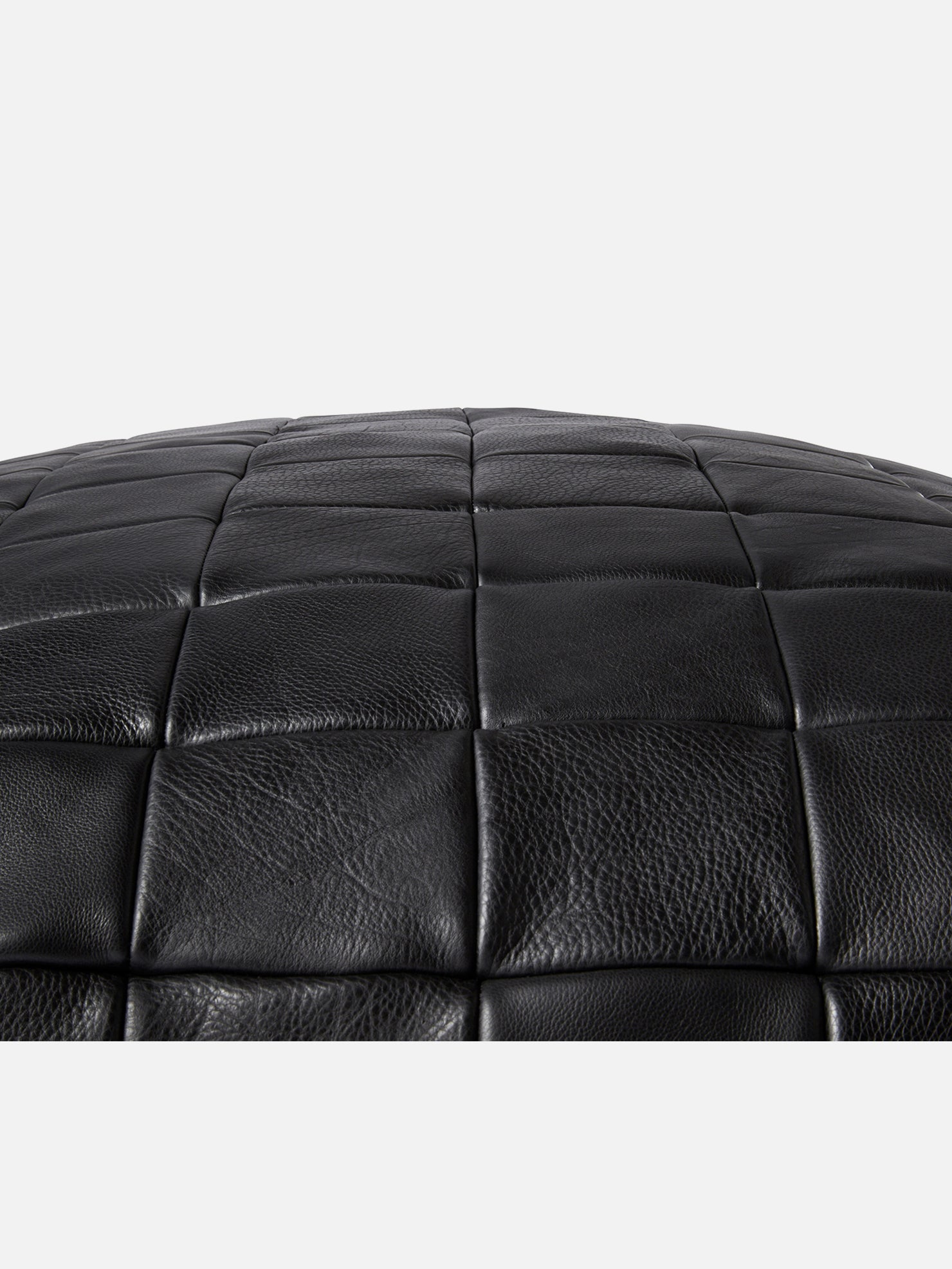 Black 2024 leather pillow