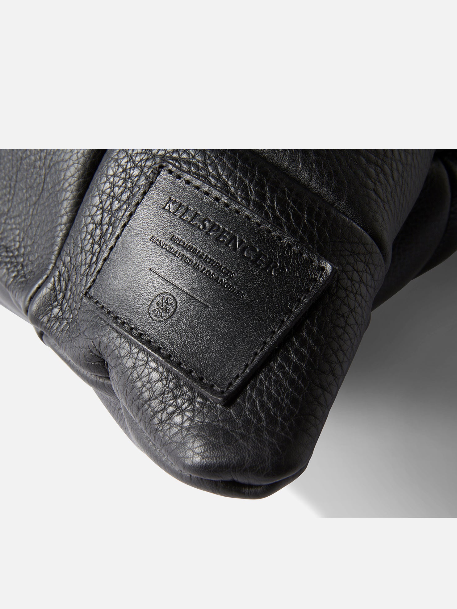 FLOOR PILLOW LARGE | KILLSPENCER® - Black Leather