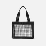GRID TOTE | KILLSPENCER® - Black Tarpaulin