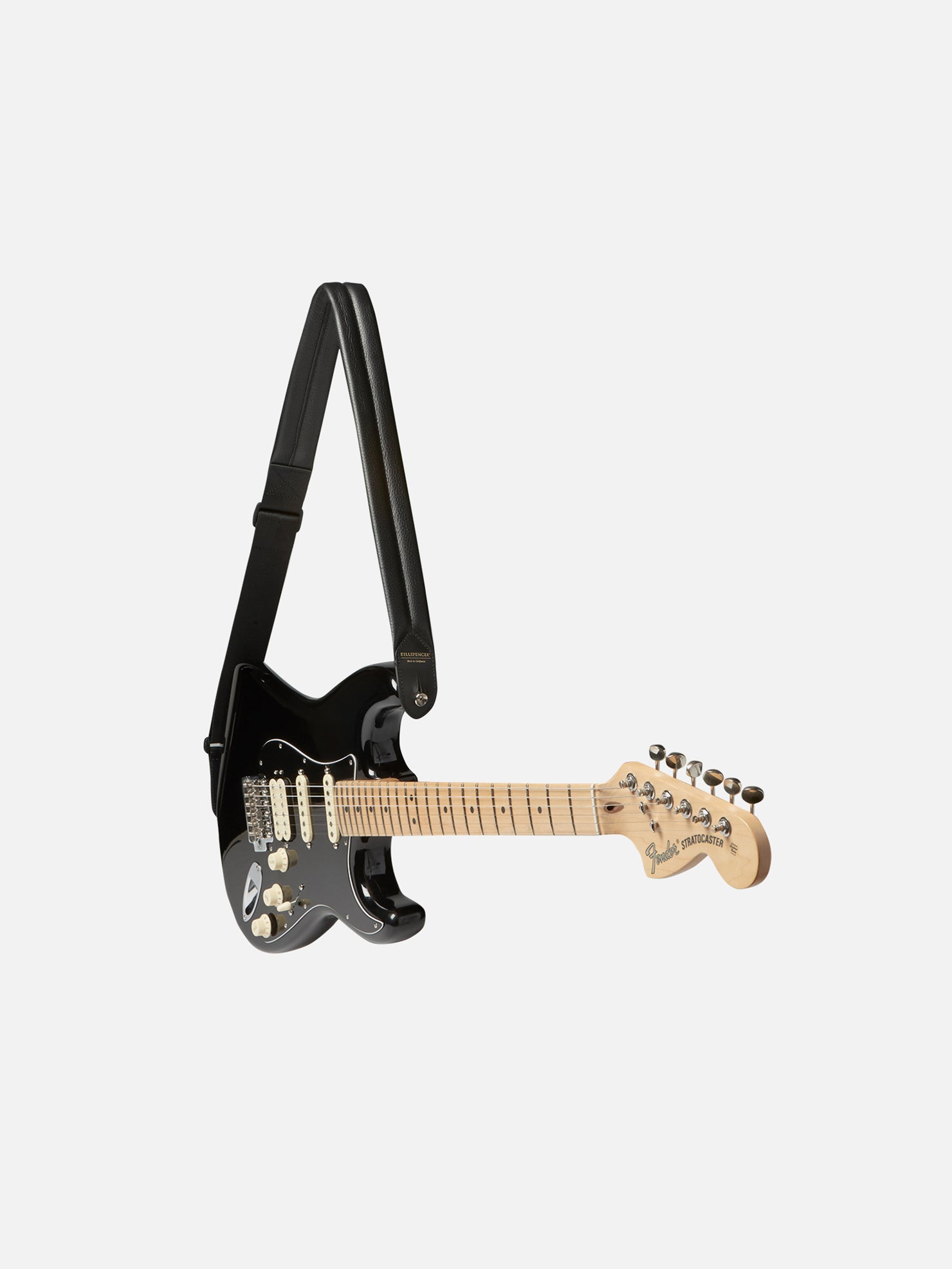 PADDED GUITAR STRAP | KILLSPENCER® - Black Leather