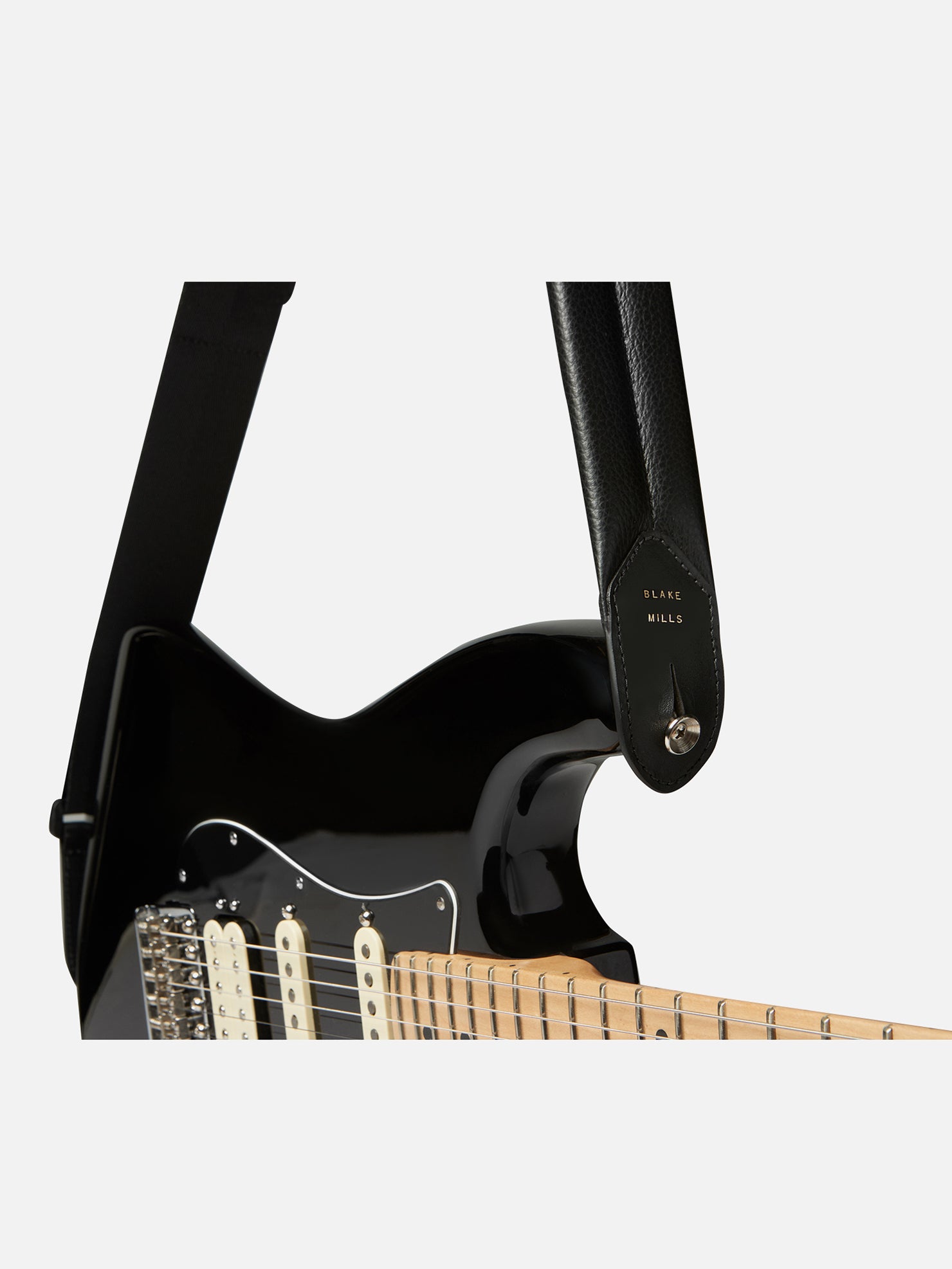 PADDED GUITAR STRAP | KILLSPENCER® - Black Leather