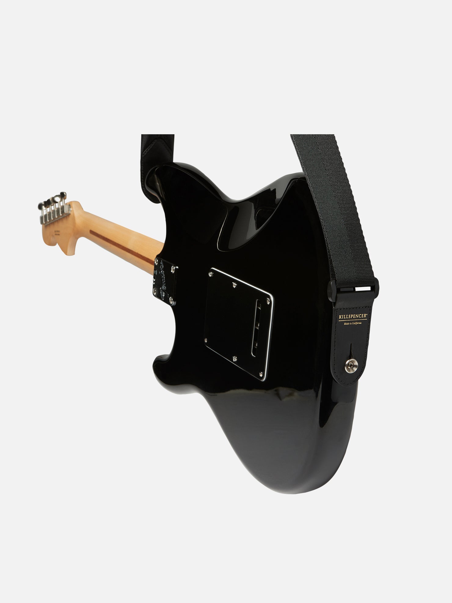 PADDED GUITAR STRAP | KILLSPENCER® - Black Leather