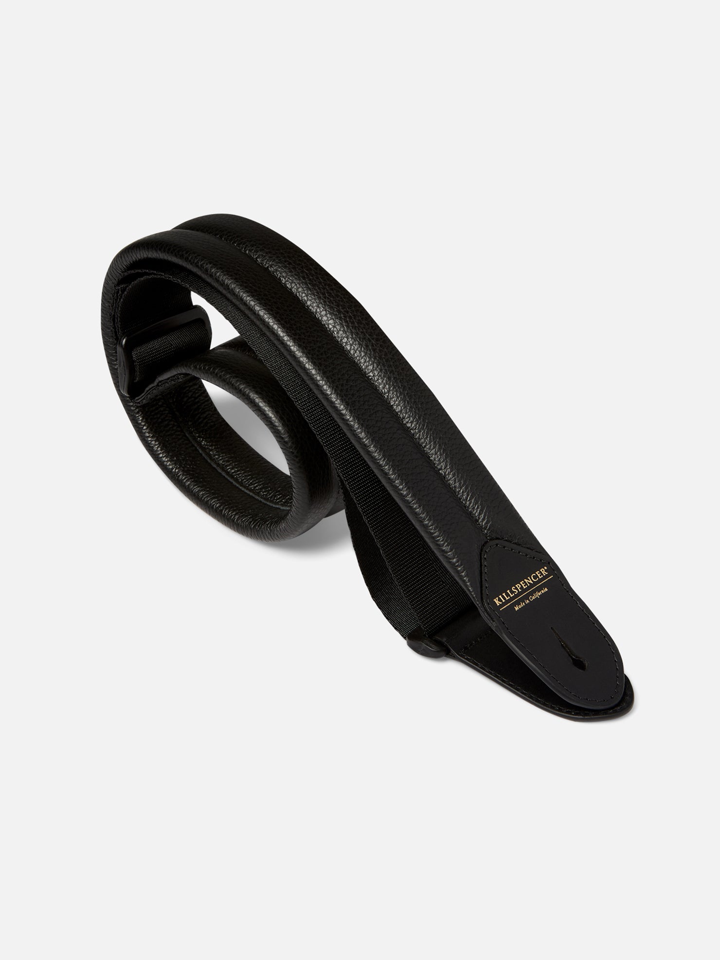 PADDED GUITAR STRAP | KILLSPENCER® - Black Leather
