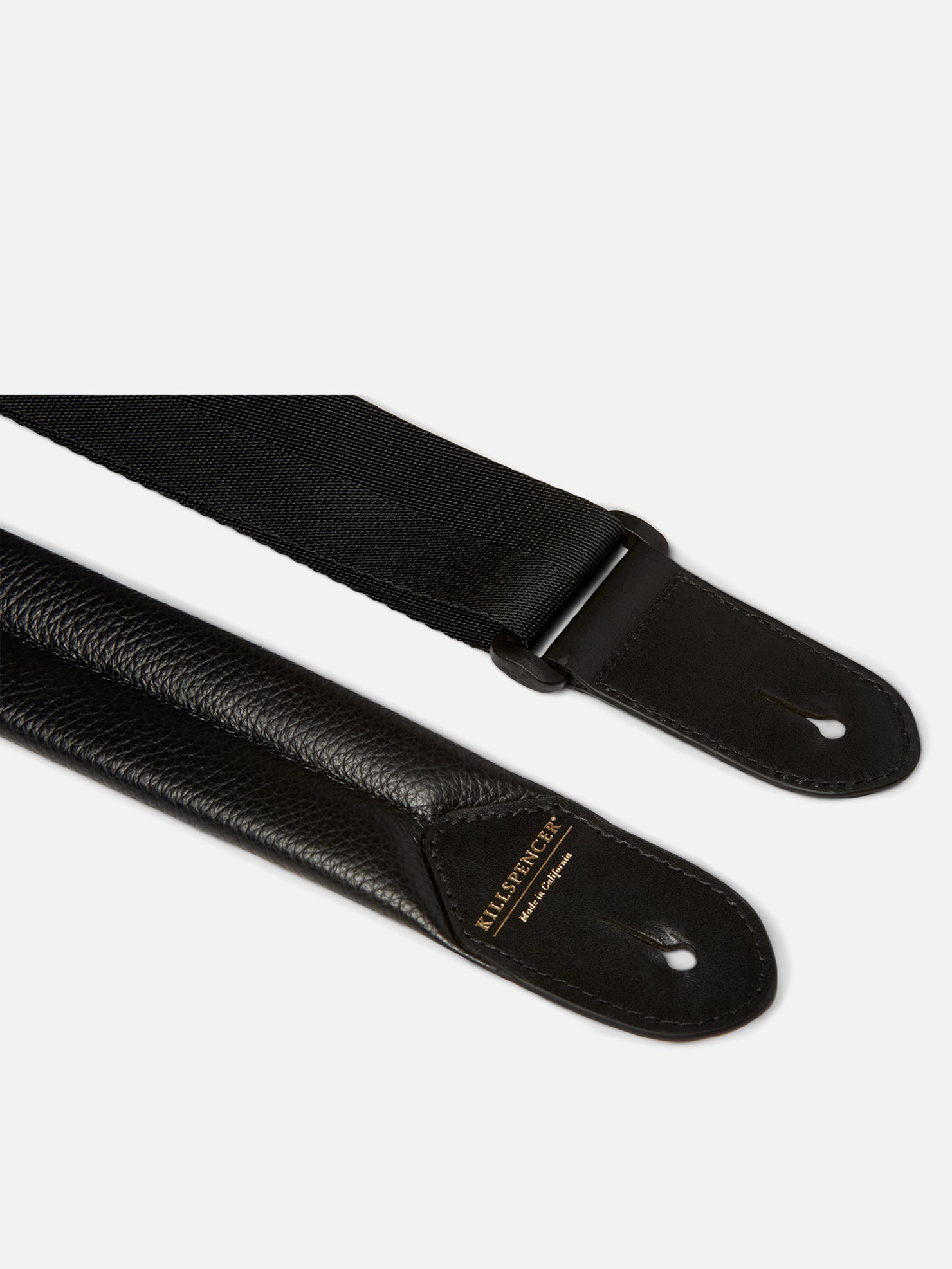 PADDED GUITAR STRAP | KILLSPENCER® - Black Leather