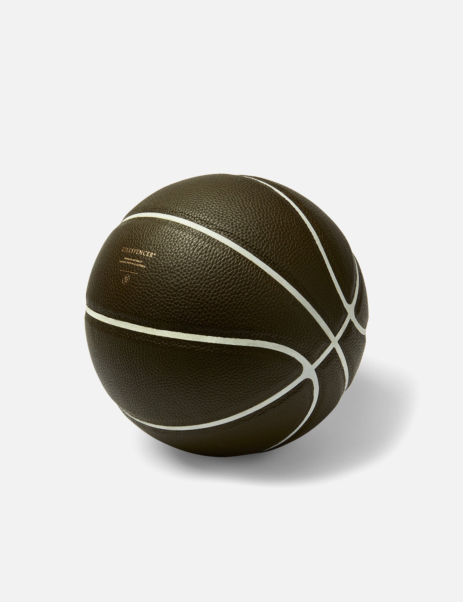 INDOOR FULL-SIZE BASKETBALL | KILLSPENCER® - Army Green Leather with White Grip