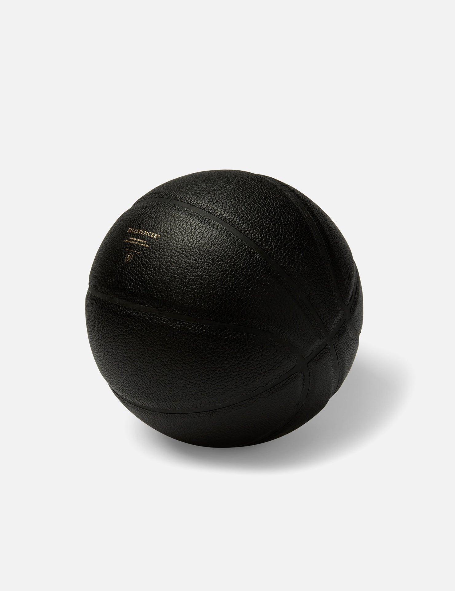 INDOOR FULL-SIZE BASKETBALL | KILLSPENCER® - Black Leather with Black Grip