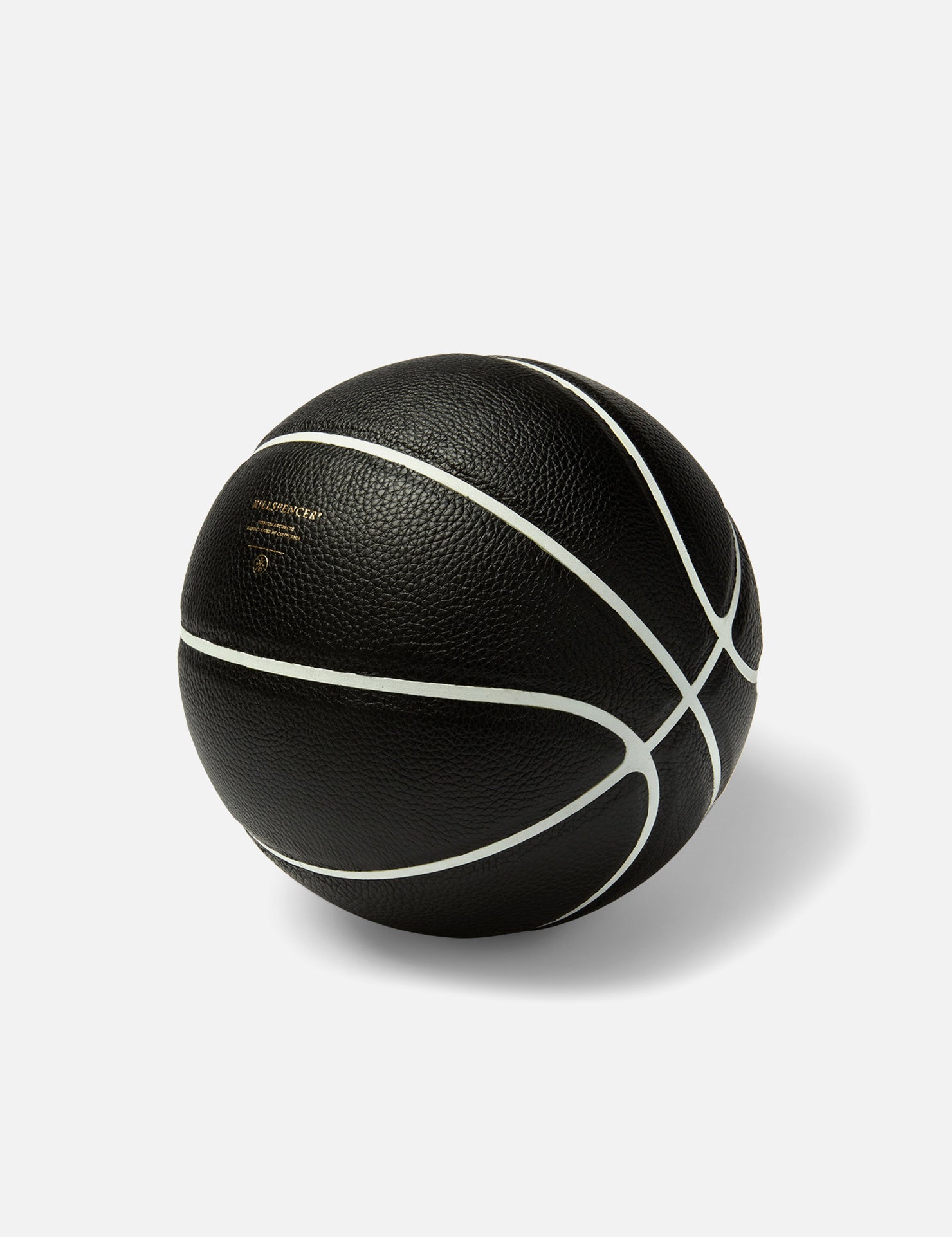 INDOOR FULL-SIZE BASKETBALL | KILLSPENCER® - Black Leather with White Grip