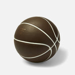 INDOOR FULL-SIZE BASKETBALL | KILLSPENCER® - Dark Taupe Leather with White Grip