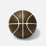 INDOOR FULL-SIZE BASKETBALL | KILLSPENCER® - Dark Taupe Leather with White Grip