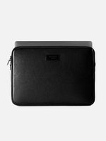 Pure Black - Pure And Simple Laptop Sleeve by The Black Emporium