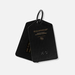LUGGAGE TAG | KILLSPENCER® - Black Bullhide Leather