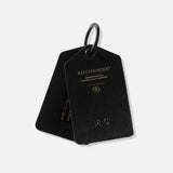 LUGGAGE TAG | KILLSPENCER® - Black Bullhide Leather