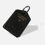 LUGGAGE TAG | KILLSPENCER® - Black Bullhide Leather