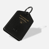 LUGGAGE TAG | KILLSPENCER® - Black Bullhide Leather