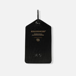 LUGGAGE TAG | KILLSPENCER® - Black Bullhide Leather