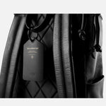 LUGGAGE TAG | KILLSPENCER® - Black Bullhide Leather