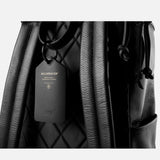 LUGGAGE TAG | KILLSPENCER® - Black Bullhide Leather