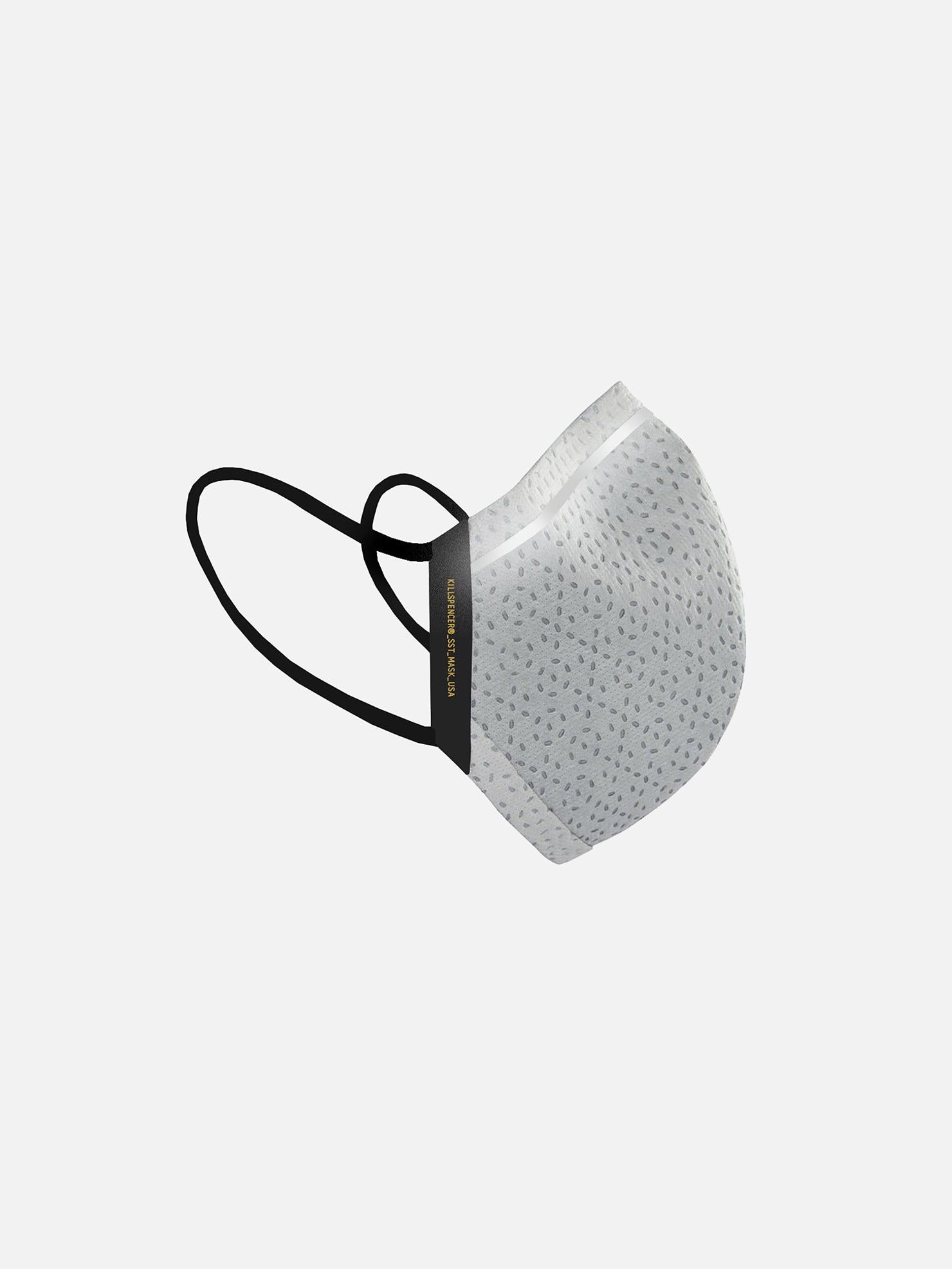 SST SPORT FACE MASK | KILLSPENCER® - Apollo Grey SST and Black Leather and Black